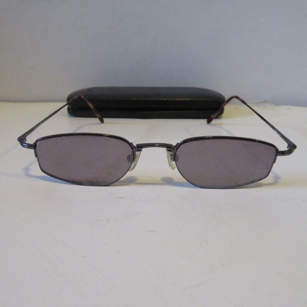 FREUDENHAUS  EYEWEAR PURPLE METAL FRAME SUNGLASSES